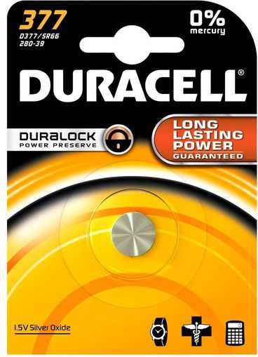 Bateri Duracell Electro SR66, 1.5V