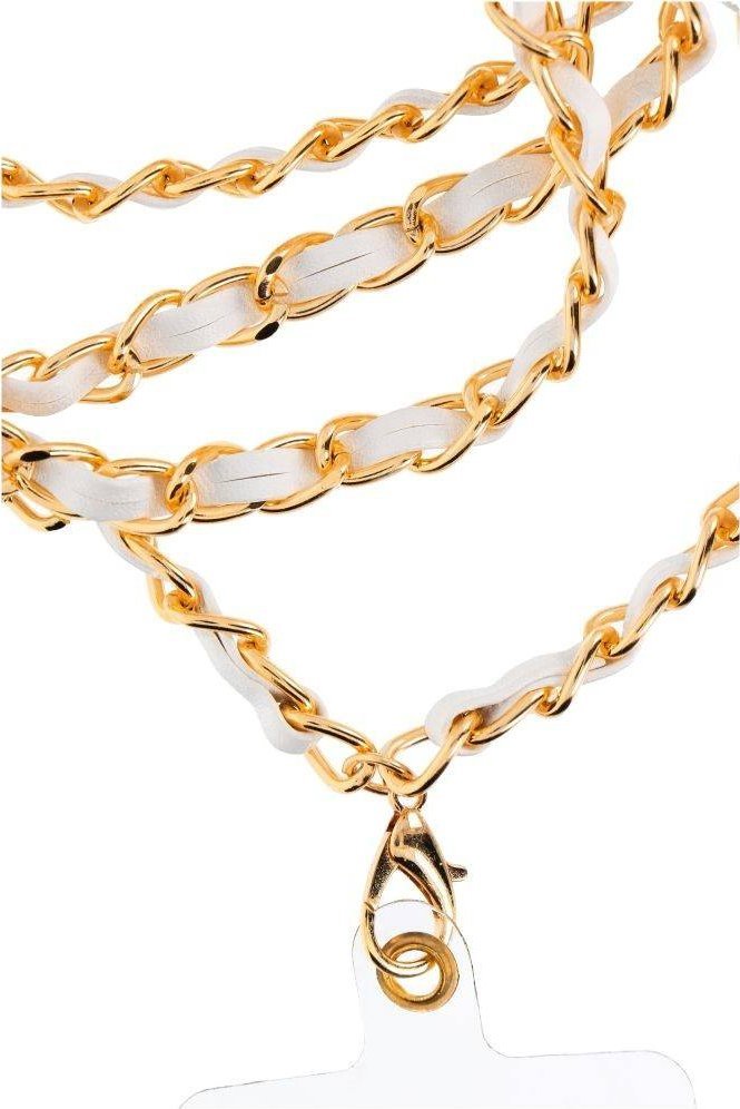 Varëse telefoni Remienok Strap, gjatësi 116cm, për qafë, e bardhë