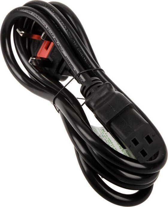 Kabllo rryme Kolink C19, 1.8m, IEC C19 në prizë UK, e zezë