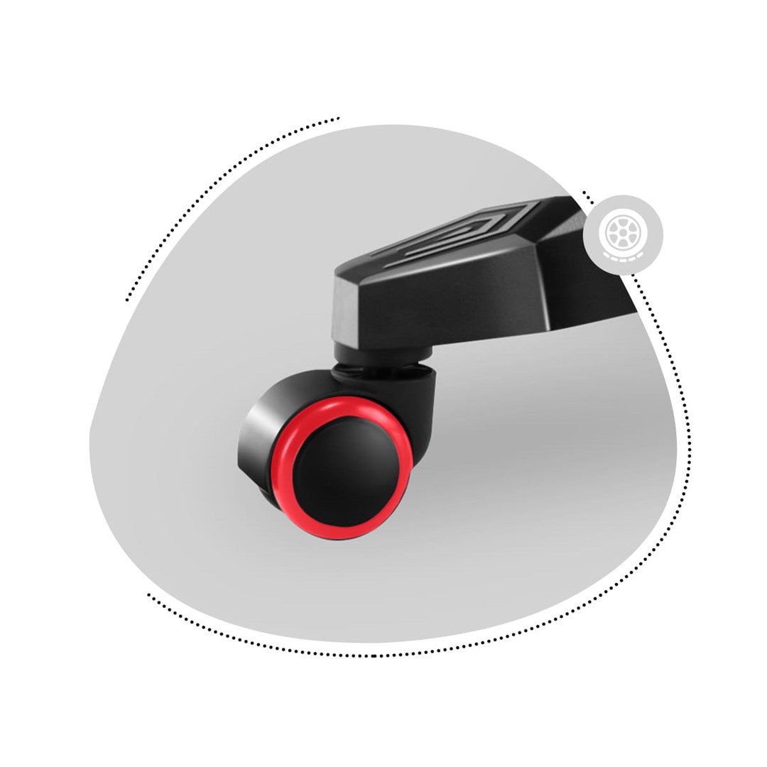 Karrige lojërash për fëmijë Huzaro Ranger 6.0 Red Mesh, e kuqe