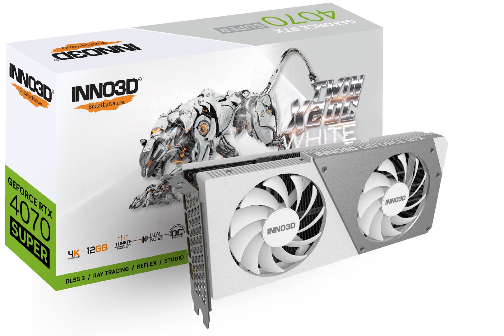 Kartë grafike Inno3D NVIDIA GeForce RTX 4070 SUPER, OC, 12 GB GDDR6X