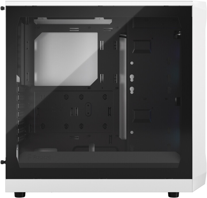 Куќиште Fractal Design Focus 2 RGB White TG Clear Tint
