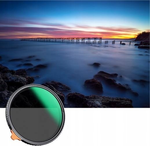 Filtër ND i rregullueshëm K&amp;F Concept KF01.2161, ND2 ND32, 82mm, gri