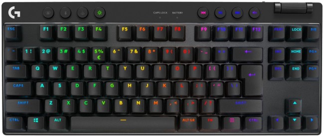 Tastierë Logitech PRO X TKL Lightspeed GX Brown (920-012136), e zezë Tastierë Logitech PRO X TKL Lightspeed GX Brown (920-012136), e zezë