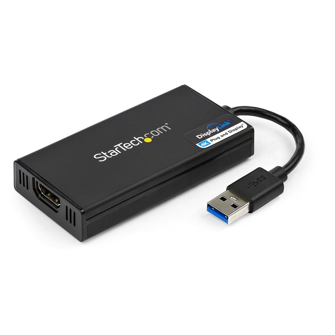 Përshtatës USB 3.0 në HDMI Startech USB32HD4K, 4K 30Hz, i zi