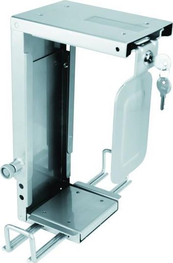 Mbajtës kompjuteri Roline 2734863, për mini PC, montim VESA, çelik i zi