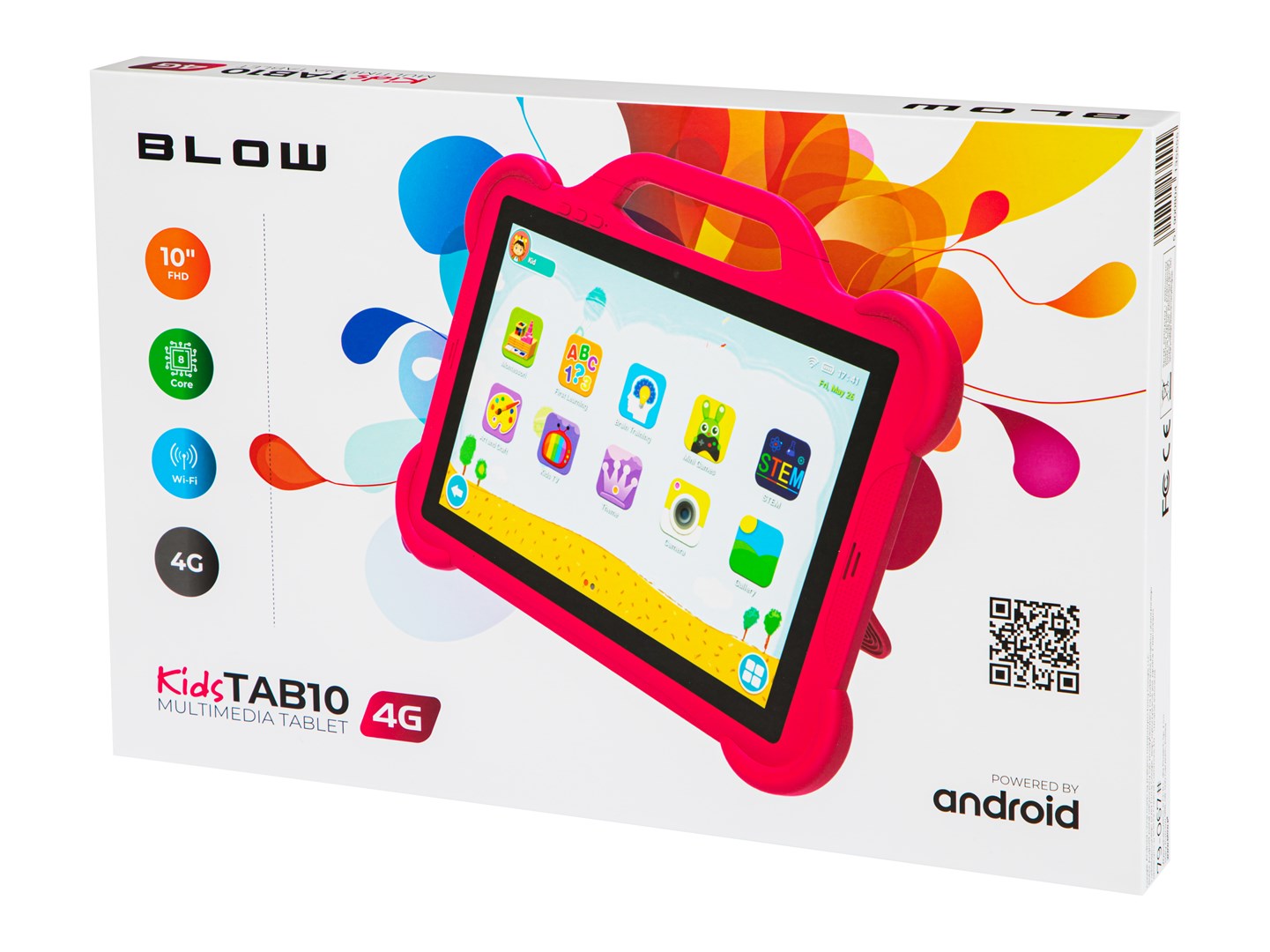 Tablet për fëmijë KidsTAB10 4G BLOW, 10.1", 64GB, 4GB RAM, rozë