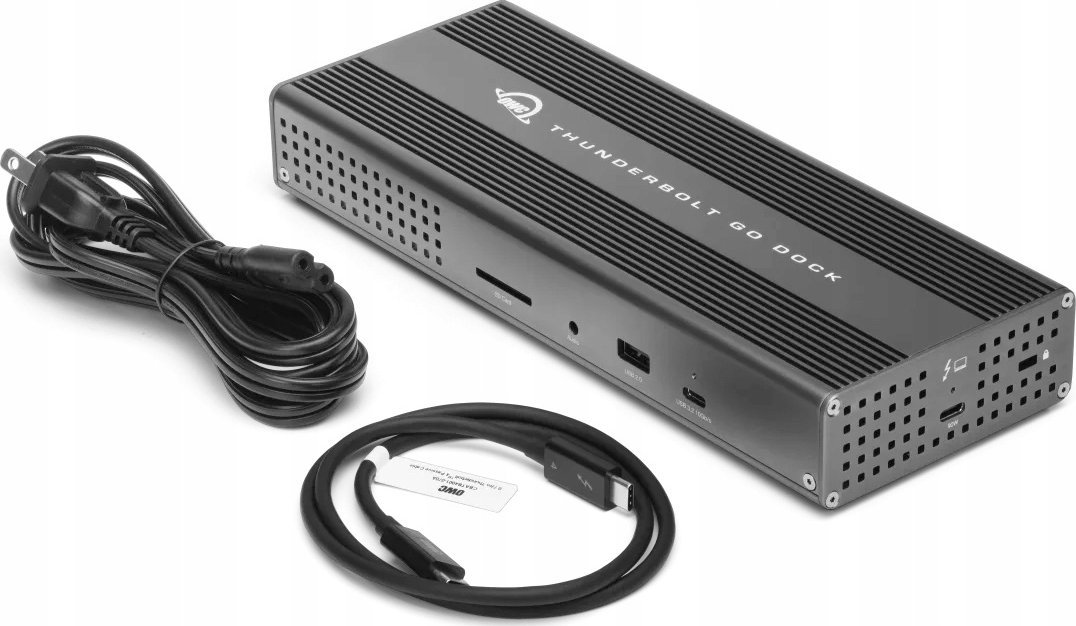 Docking station OWC Thunderbolt Go Dock OWCTB4DKG11P, Thunderbolt 4 USB C, 90W Power Delivery, gri