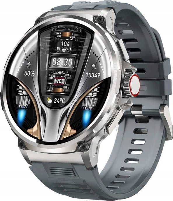 Smartwatch Colmi V69, ekran inteligjent, monitorim aktiviteti, argjendtë