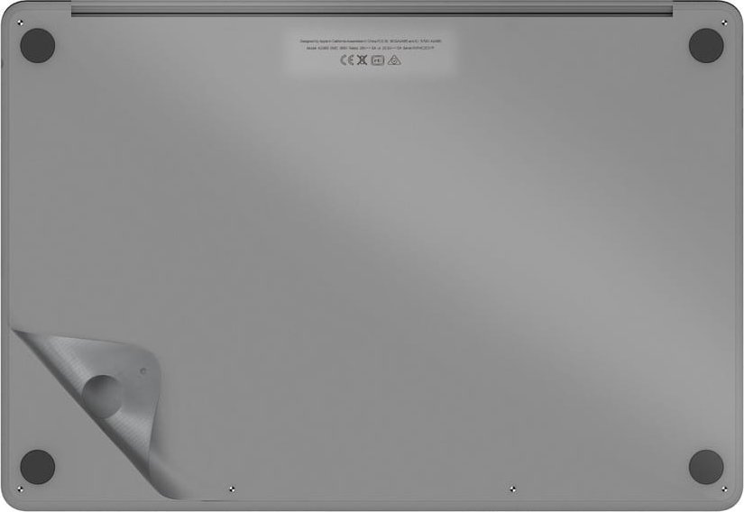 Mbulesë mbrojtëse JCPAL MacGuard Two in One Skin për MacBook Air 15", për M2 M3 M4, Space Gray