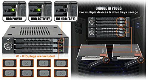 Adaptues kasete Icy Dock MB993SK-B, 3x 2.5" HDD SSD, SAS SATA, i zi