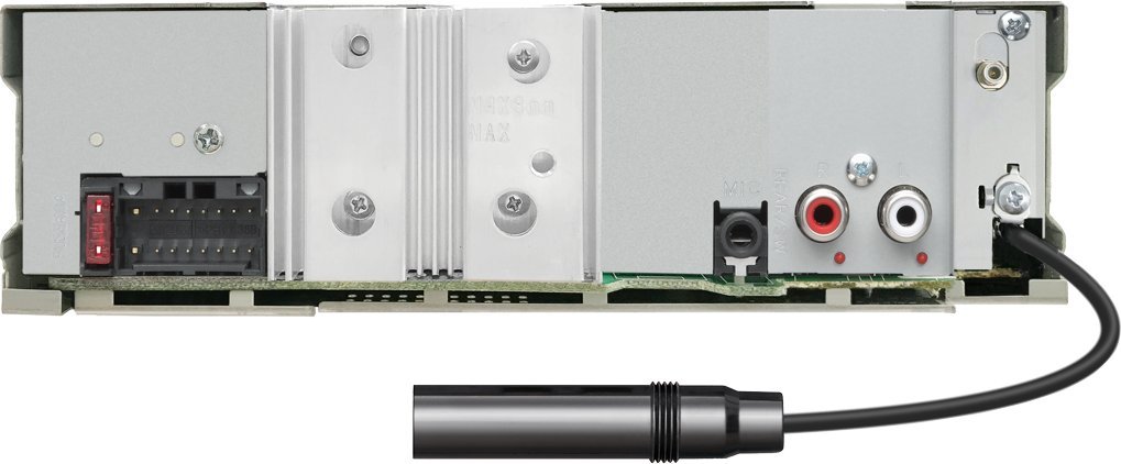 Radio makine Kenwood KMM-BT408DAB, Single DIN, Bluetooth DAB+ USB, e zezë