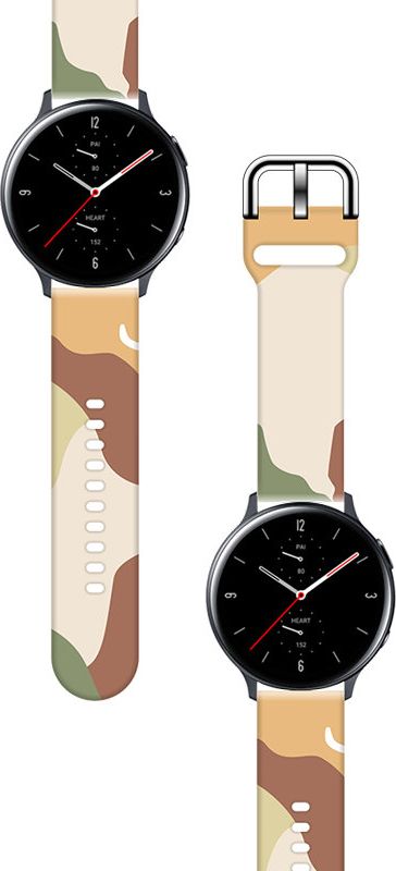 Rrip ore Hurtel Moro për Samsung Galaxy Watch 42mm, silikon, kamuflazh, shumëngjyrësh
