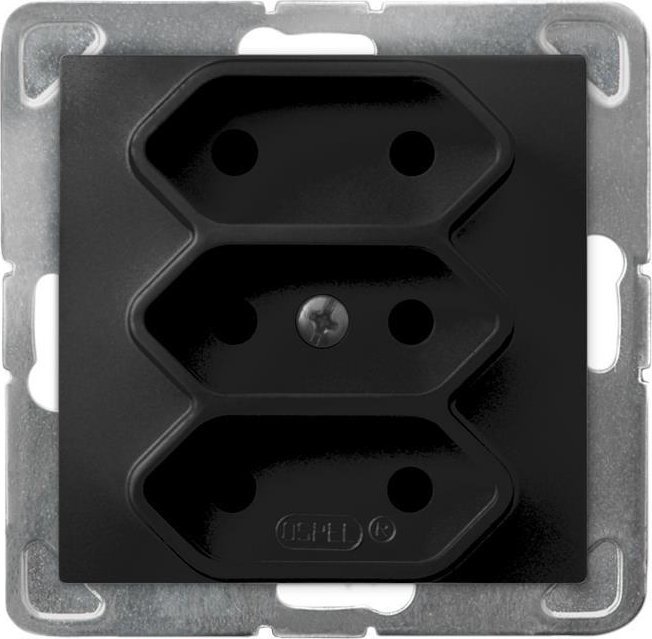 Prizë trefishe Ospel IMPRESJA GP-3Y/m/33, montim nën mur, black metallic