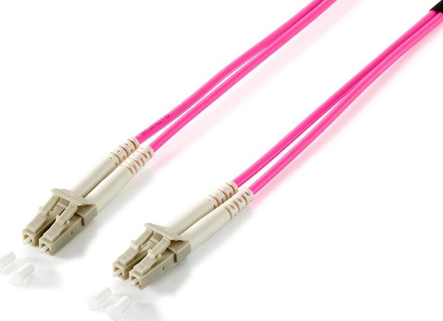 LevelOne LC/LC Фибер Оптички Кабел, OM4, 15 м