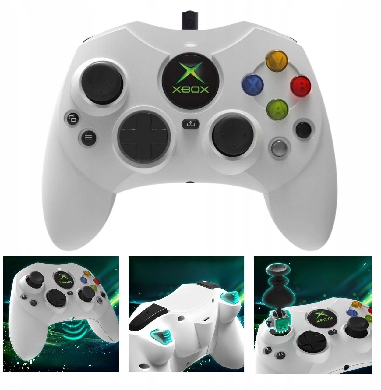 Kontroller Xbox Hyperkin DuchesS, me kabllo USB C, i bardhë
