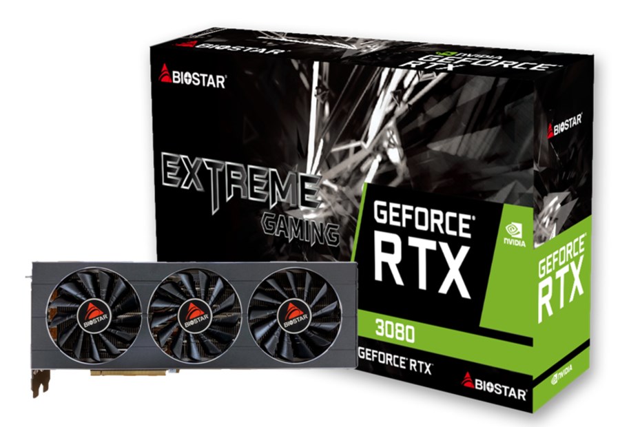 Kartë grafike Biostar NVIDIA GeForce RTX 3080, 10 GB GDDR6X
