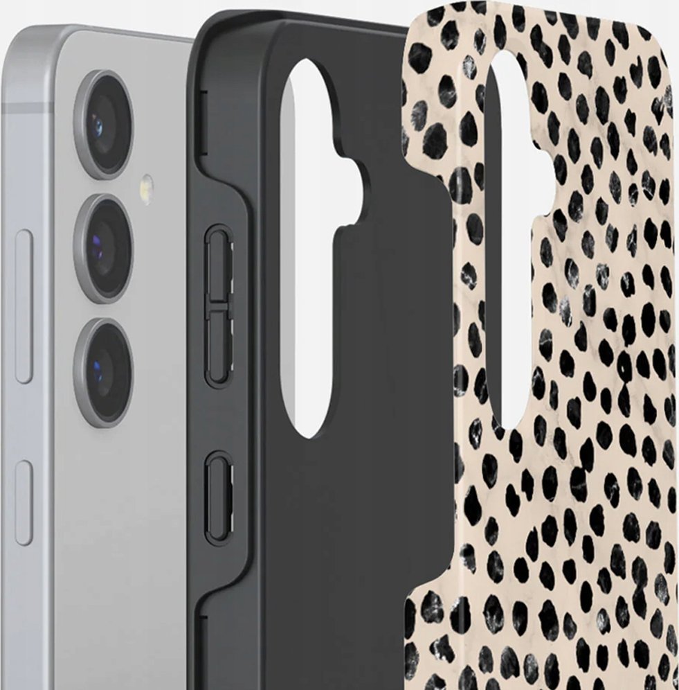 Mbulesë telefoni Burga 57325 për Samsung Galaxy S24 Plus, dizajn Almond Latte, bezhë