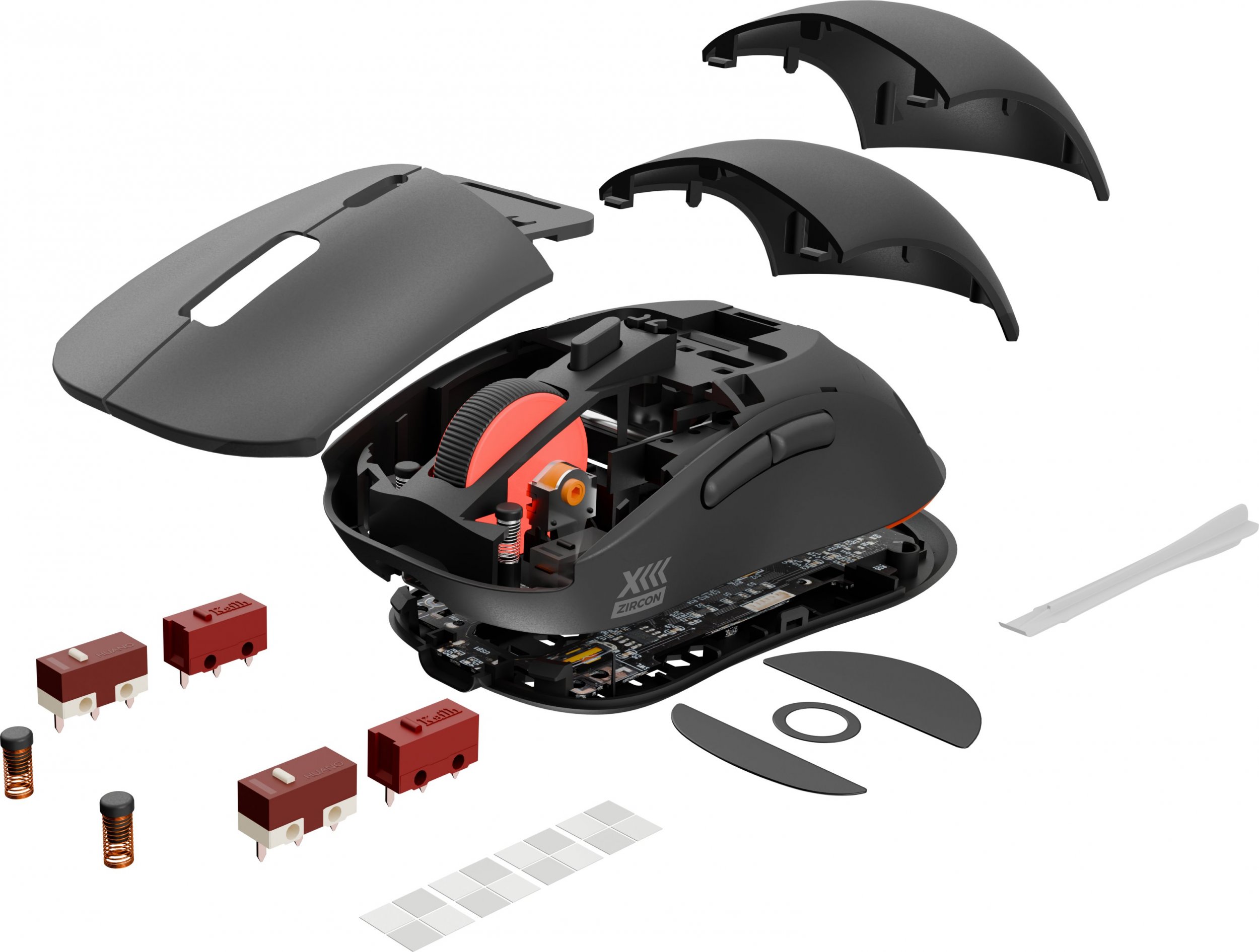 Maus gaming Genesis Zircon XIII Custom, wireless, sensor Pixart PAW3395, i zi