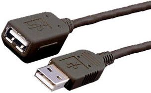 Kabllo USB MediaRange, 3 m, e zezë