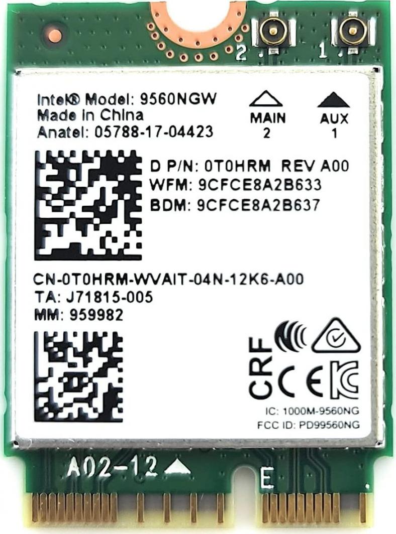 Мрежна картичка Intel AC 9560