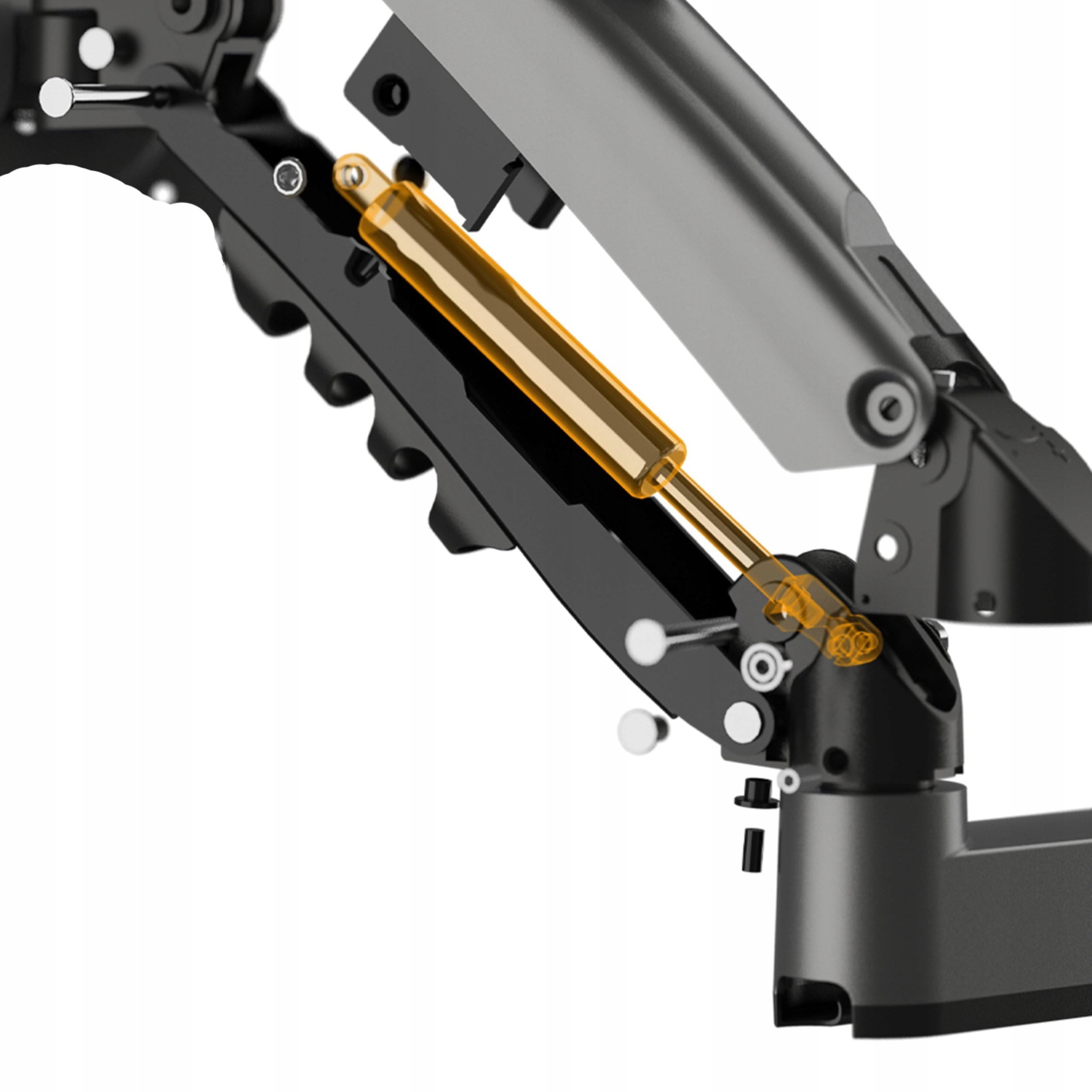 Mbajtëse tavoline për monitor dhe laptop NB H100 FP, rregullim 3D, deri 30" monitor 17" laptop, grafit