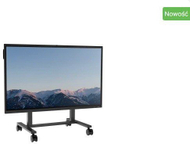 Qëndrim elektrik për monitor Avtek Electric Stand Touchscreen V4, deri 86", me rrota, i zi