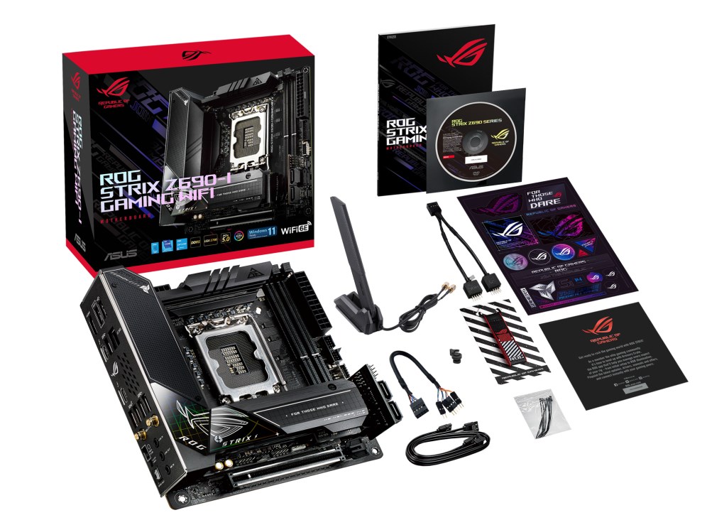 Pllakë amë ASUS ROG-STRIX-Z690-I-Gaming-WiFi Intel Z690 LGA 1700 mini ITX