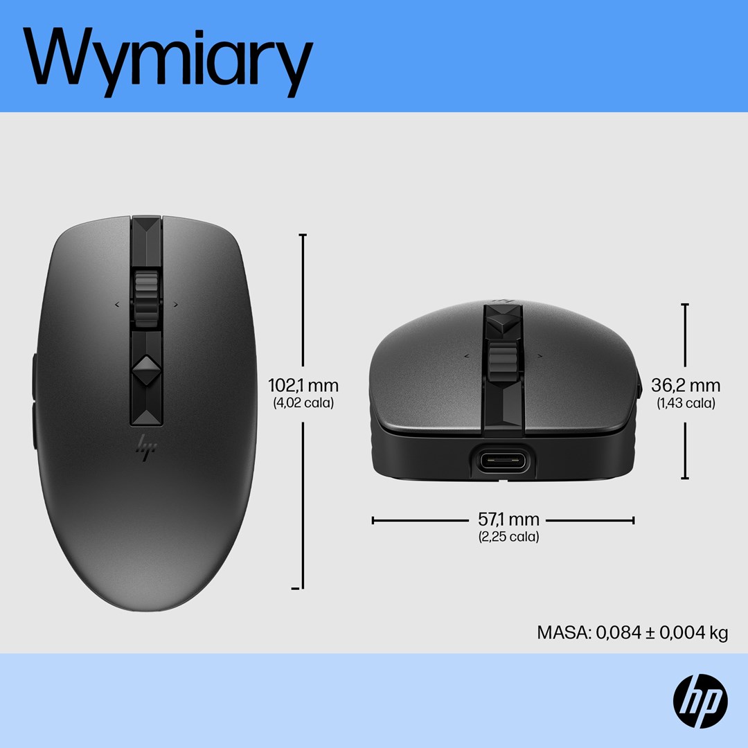 Maus HP 710, RF Wireless + Bluetooth, i zi