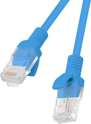 Kabllo Lanberg Patchcord PCU5-20CC-0025-B, 0.25m, e kaltër