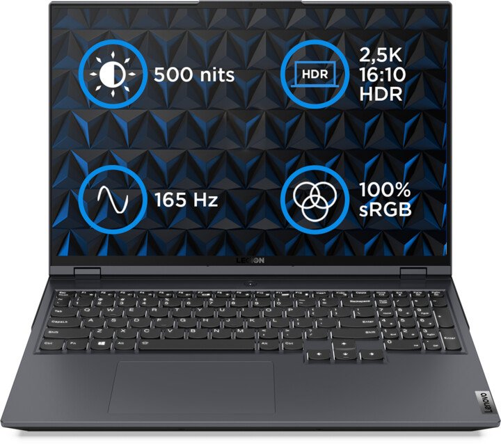 Laptop Lenovo Legion 5 Pro 16ACH6H, 16", AMD Ryzen 5, 16GB RAM, 512GB SSD, NVIDIA GeForce RTX 3060, i hirtë