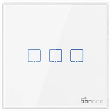 [OUTLET] Ndërprerës Sonoff T2EU3C-RF wireless 433MH (3-kanale)