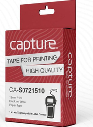 Shirit etiketimi Capture CA-S0721510, për zyrë dhe shtëpi, i bardhë