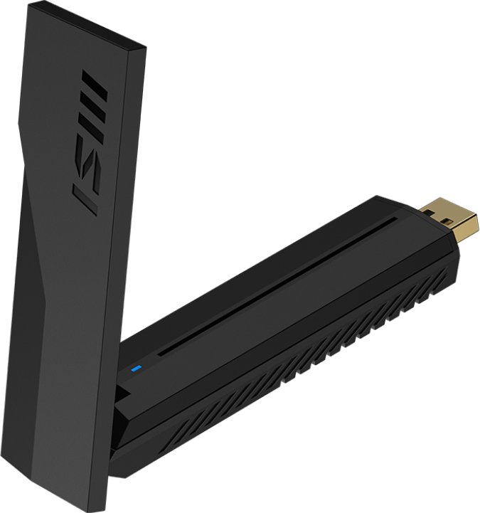 Adapter WiFi MSI BE6500, USB 3.2 Gen 1, WiFi 7, i zi