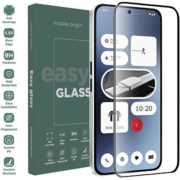 Xham mbrojtës Mobile Origin EasyGlass për Nothing Phone 2a, i hollë, rezistent ndaj gërvishtjeve, transparent