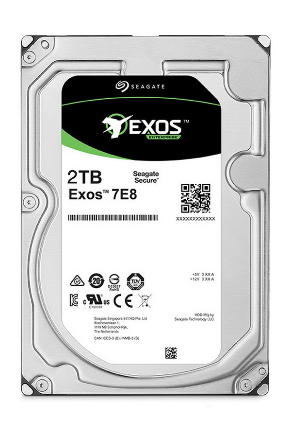 Hard disk Seagate Exos E 7E8 2TB, 3.5", 512n, SATA 6Gb/s