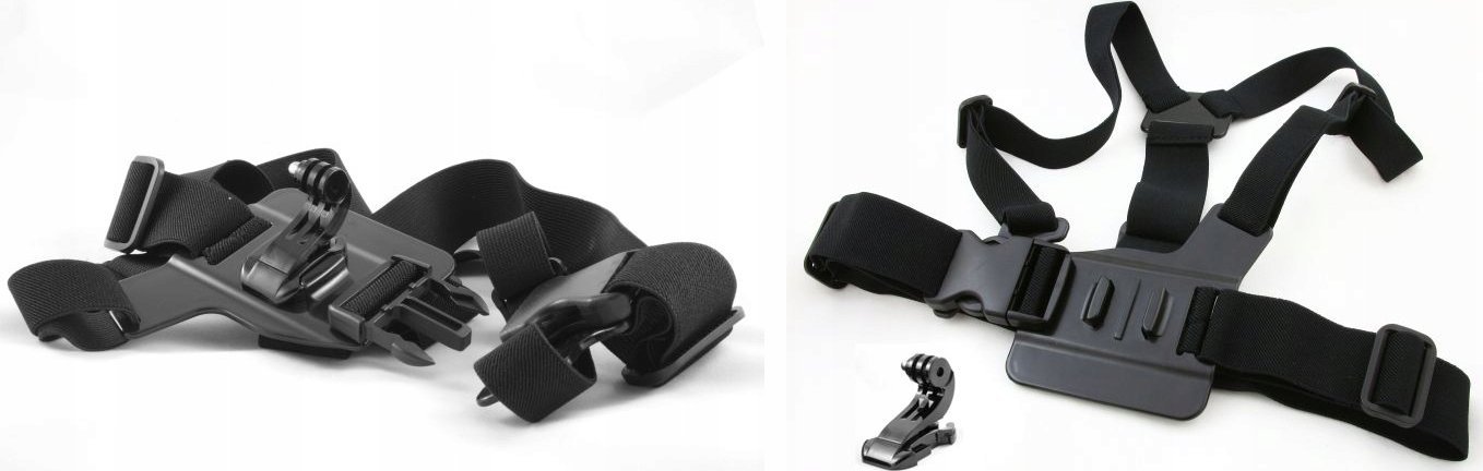 Set aksesorësh montimi Xrec 30in1 për GoPro dhe SJCAM, me Chest Mount