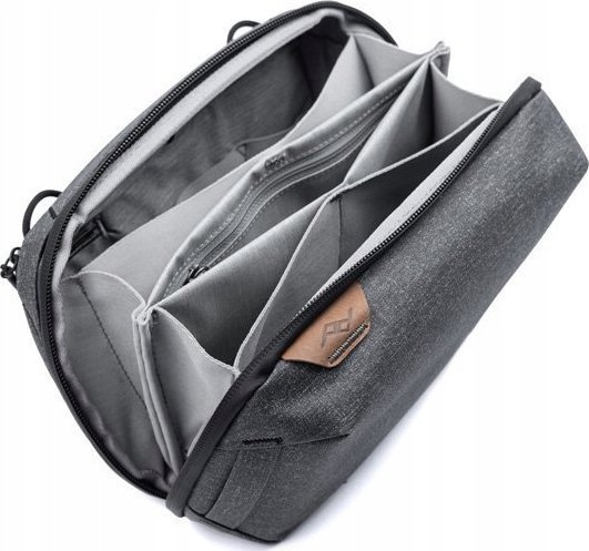 Çantë organizuese Peak Design Tech Pouch, për aksesorë, najlon i ricikluar, charcoal