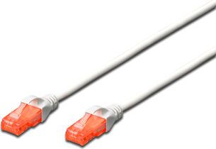 Kabllo patchcord Digitus Cat. 6, U-UTP, 0.25m, e bardhë