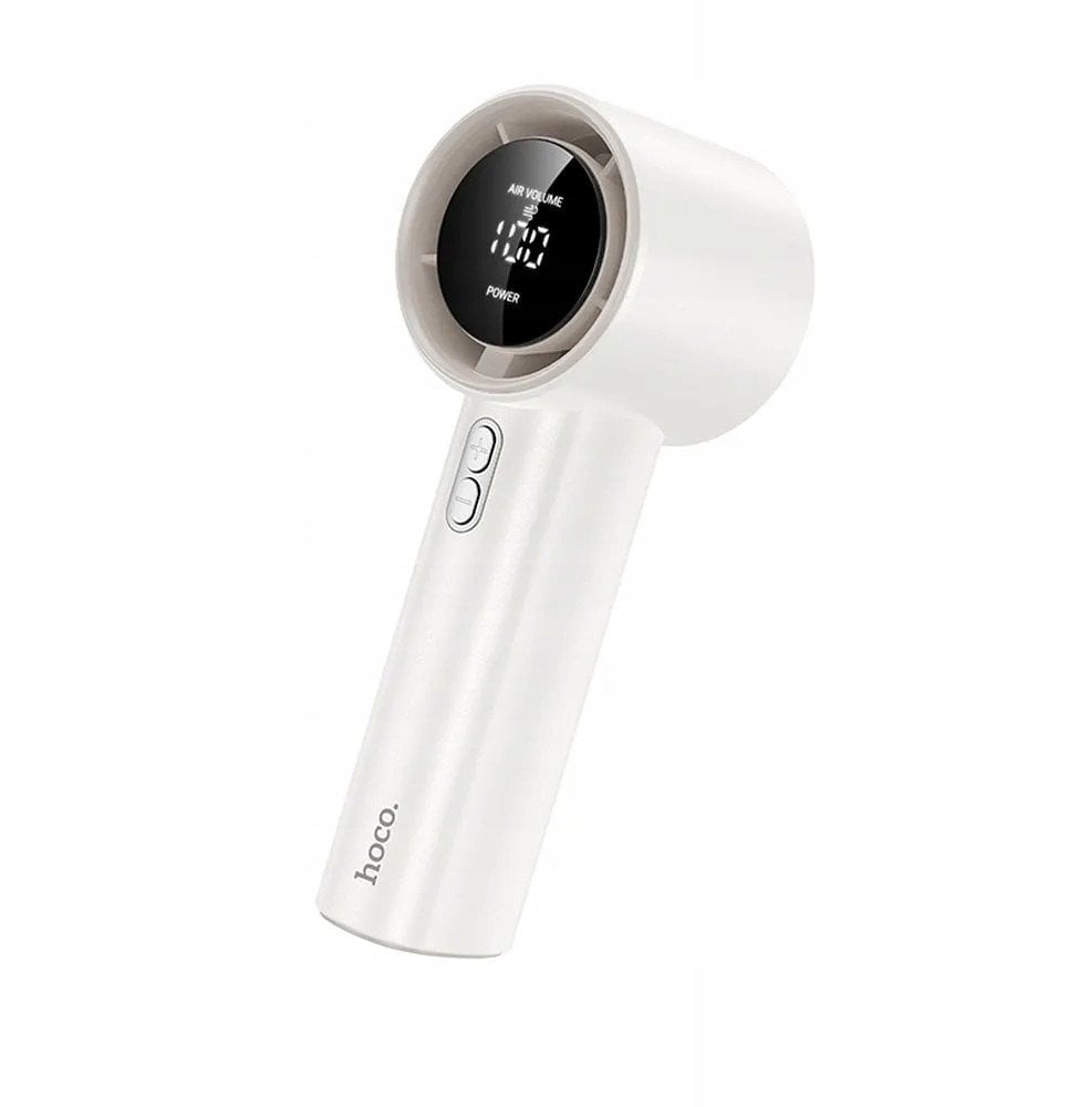 Ventilator dore HOCO HX64, portativ, rikarikues, ekran digjital