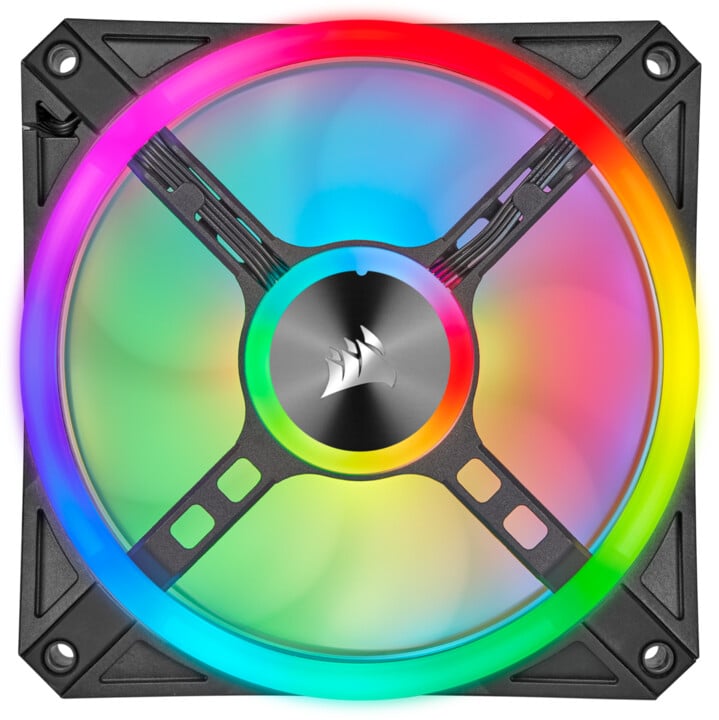 Ftohës Corsair iCUE QL120 RGB, 120mm, i zi