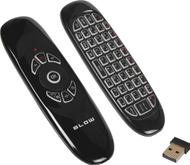 Pilot TV Blow KS-3, Air Mouse Bluetooth, tastierë QWERTY, i zi