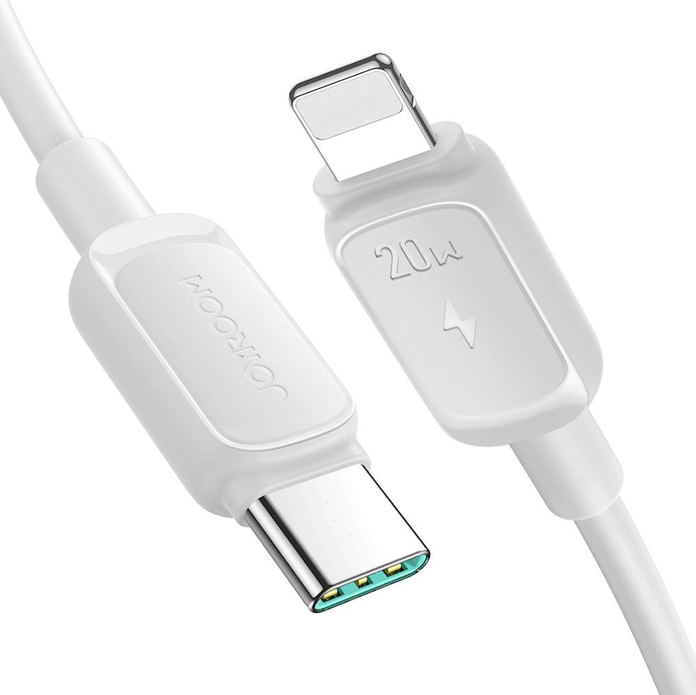 Kabllo USB Joyroom S-CL020A14, USB C në Lightning, 1.2m, e bardhë