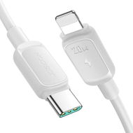 Kabllo USB Joyroom S-CL020A14, USB C në Lightning, 1.2m, e bardhë