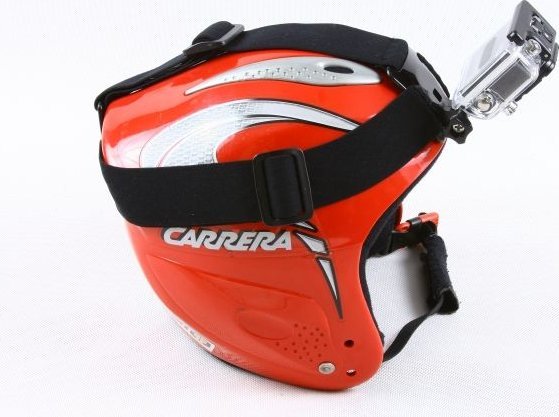 Rrip koke për kamerë aksion XREC Head Strap Mount, i rregullueshëm, i zi