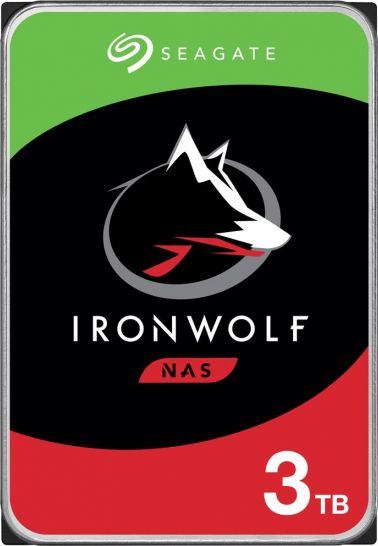 Disk serveri Seagate IronWolf CMR, 3 TB, 3.5 ", SATA III (6 Gb / s) (ST3000VN007)