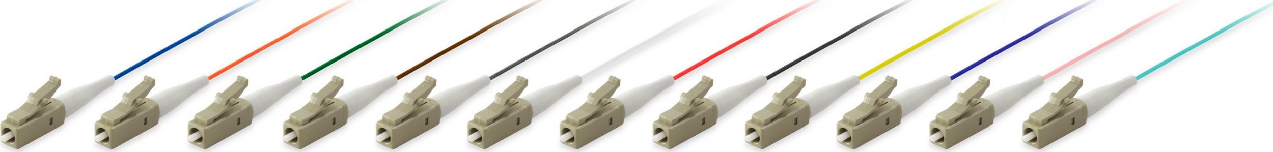 Kabllo fibër optike Equip LC PC Pigtail, Multi Mode Duplex OM4, 1m