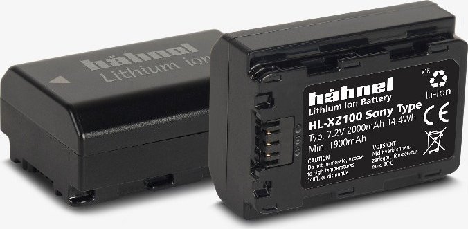 Bateri për kamerë Hahnel HL-XZ100, 2000mAh, Lithium-Ion