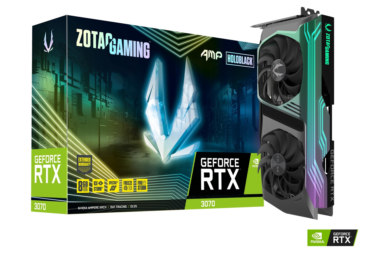 Kartë grafike Zotac Gaming NVIDIA GeForce RTX 3070, 8 GB GDDR6
