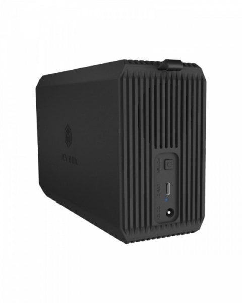 Kути RAID ICY BOX IB-RD3720-CU3, 2x 2.5"/3.5", USB 3.2 Type-C, црна